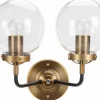 Vardagsrum|Sovrum|Fair Glare 2-pack Vägglampa 'Bright' - Mässing