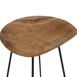 Pallar|Sittmöbler|Reforma Pall 'Teak' 77cm - Naur