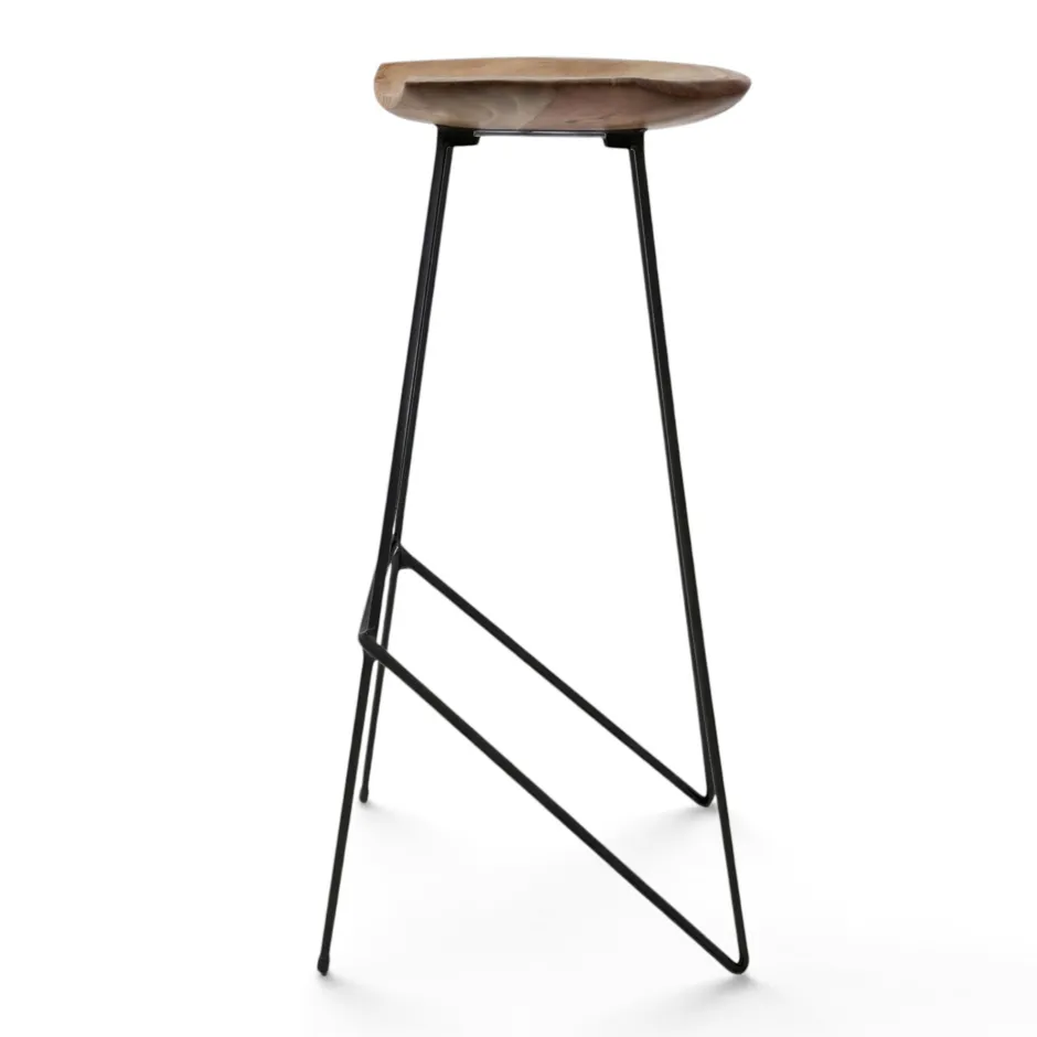 Pallar|Sittmöbler|Reforma Pall 'Teak' 77cm - Naur