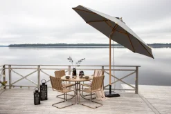 Parasoll|Uteplats|Garden Prestige Parasoll 'Dubrovnik' - Grå