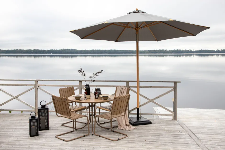 Parasoll|Uteplats|Garden Prestige Parasoll 'Dubrovnik' - Grå