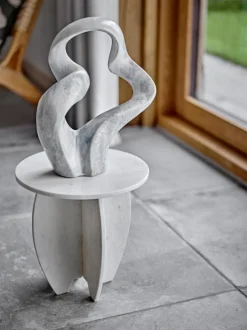 Bord|Sovrum|Bloomingville Pedestal 'Sendai' - Marmor