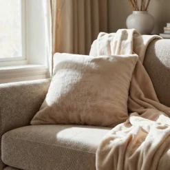 Plädar & Filtar|Vardagsrum|Reforma x Trendcarpet Pläd 'Aranga Super Soft Throw' 130x170cm - Beige