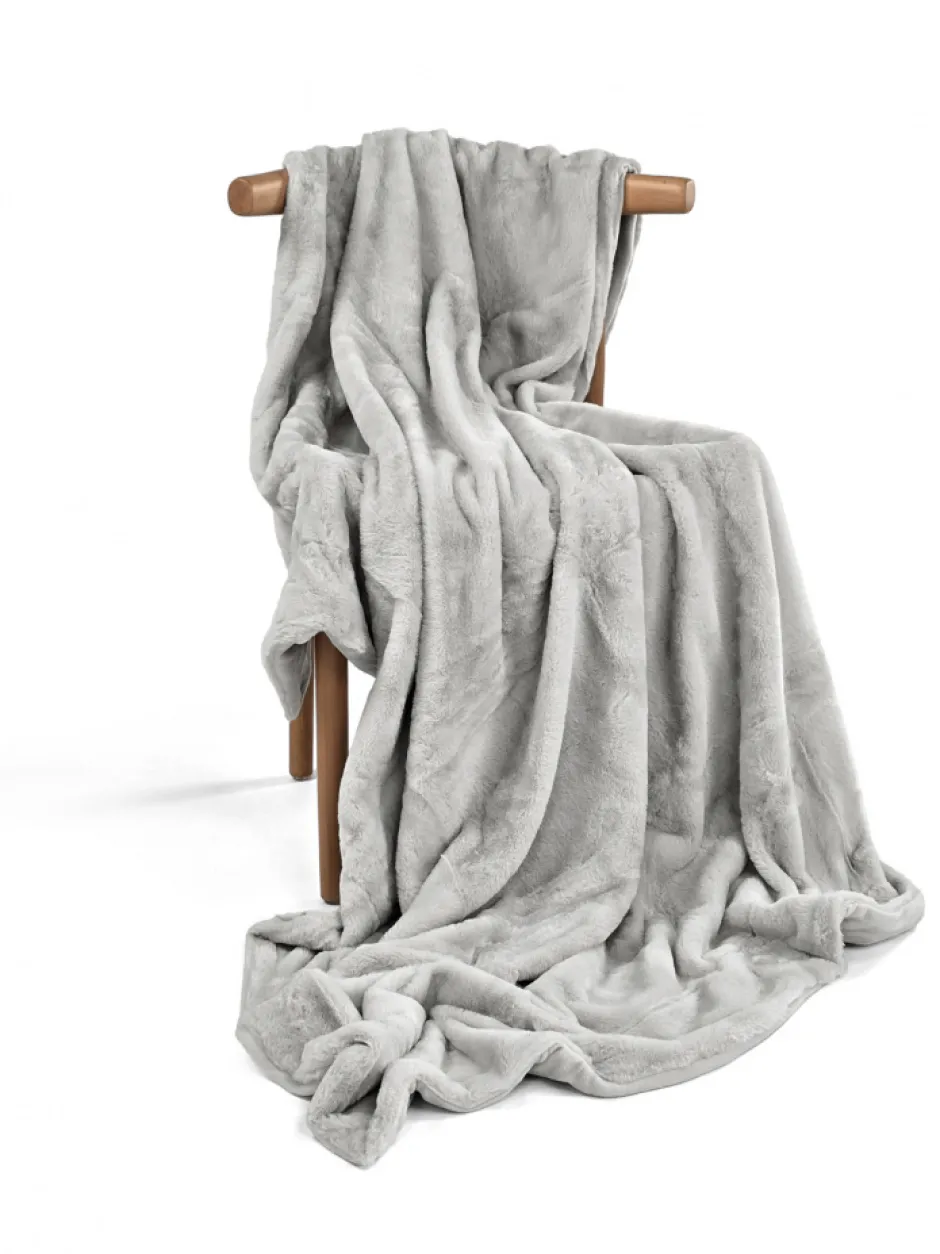 Plädar & Filtar|Vardagsrum|Reforma x Trendcarpet Pläd 'Aranga Super Soft Throw' 130x170cm - Grå