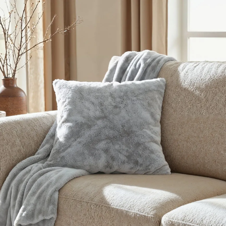 Plädar & Filtar|Vardagsrum|Reforma x Trendcarpet Pläd 'Aranga Super Soft Throw' 130x170cm - Grå