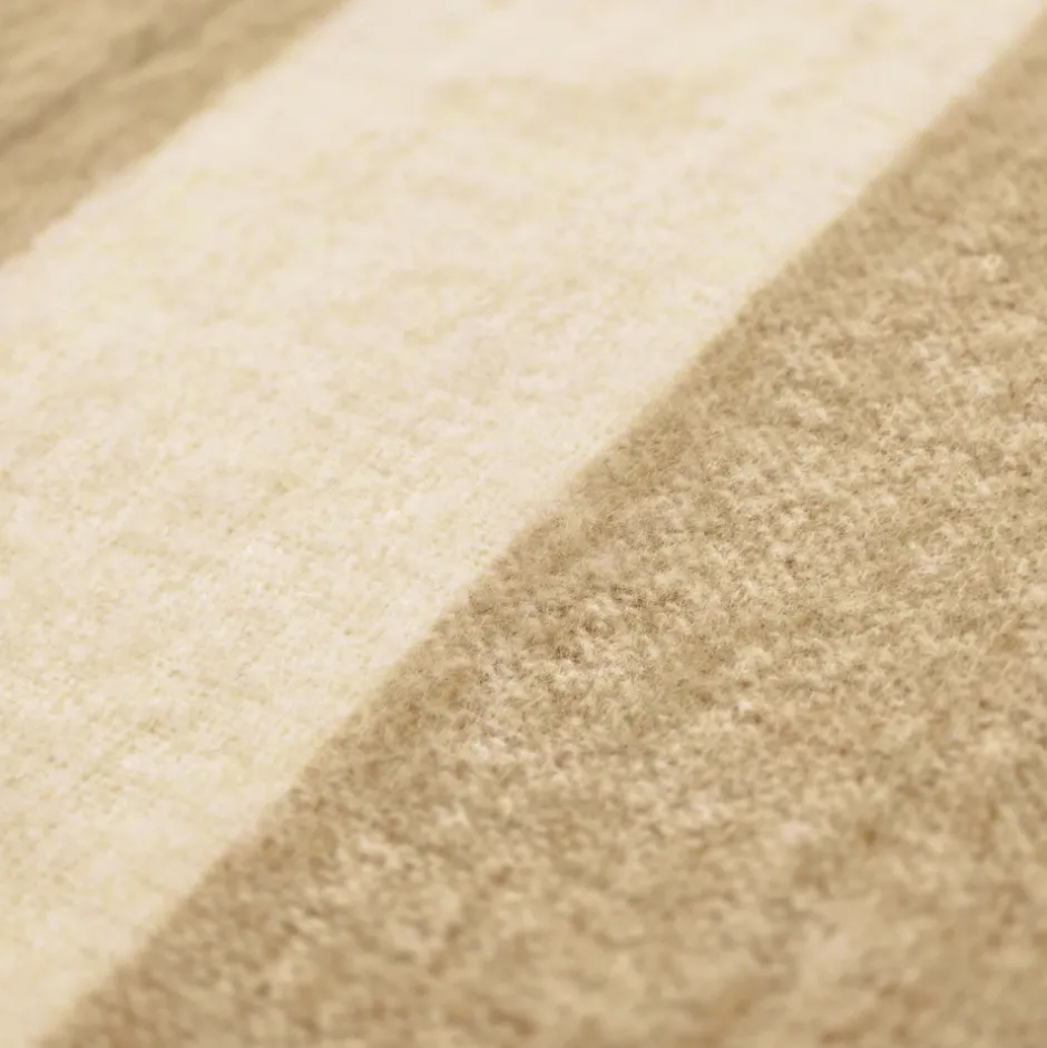 Plädar & Filtar|Vardagsrum|Reforma x Trendcarpet Pläd 'Beatriz Stripe' 130x170cm - Beige/vit