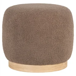 Sittpuffar & Fotpallar|Vardagsrum|Reforma Puff 'Belfort' - Brun