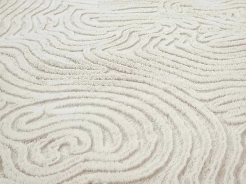 Mattor|Vävda Mattor|Reforma x Trendcarpet Rund matta 'Amora' - Vit