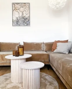 Mattor|Ryamattor|Reforma x Trendcarpet Rund matta 'Aranga Super Soft' - Beige