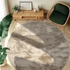 Mattor|Ryamattor|Reforma x Trendcarpet Rund matta 'Aranga Super Soft Fur' - Brun