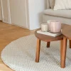 Mattor|Ullmattor|Reforma x Trendcarpet Rund matta 'Avafors' - Beige