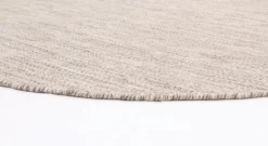 Mattor|Ullmattor|Reforma x Trendcarpet Rund matta 'Dhurry' - Beige