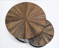 Soffbord Vintage|Soffbord|Trademark Living Rustikt cafébord 'Luc' - Brun