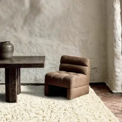 Ryamattor|Vävda Mattor|Reforma x Trendcarpet Ryamatta 'Fassale Handvävd Ull' - Vit