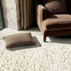 Ryamattor|Vävda Mattor|Reforma x Trendcarpet Ryamatta 'Fassale Handvävd Ull' - Vit