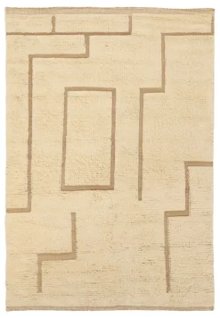 Ryamattor|Vardagsrum|Reforma x Trendcarpet Ryamatta 'Kiberg Handvävd Ull' - Vit