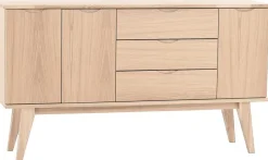Hall|Sideboards|Rowico Home Sideboard 'Filippa' 150x85cm - Ek/Vitpigmenterad