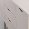 Hall|Sideboards|Rowico Home Sideboard 'Filippa' 122x85cm - Ek/Vitpigmenterad