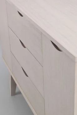 Hall|Sideboards|Rowico Home Sideboard 'Filippa' 122x85cm - Ek/Vitpigmenterad