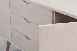 Hall|Sideboards|Rowico Home Sideboard 'Filippa' 122x85cm - Ek/Vitpigmenterad