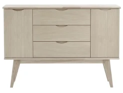 Hall|Sideboards|Rowico Home Sideboard 'Filippa' 122x85cm - Ek/Vitpigmenterad