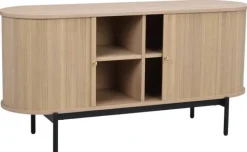 Hall|Sideboards|Rowico Home Sideboard 'Haddington' - Vitpigmenterad/Svart