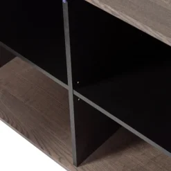 Hall|Sideboards|WOOOD Sideboard ‘New Gravure’ 200 cm - Mörkbrun/Svart