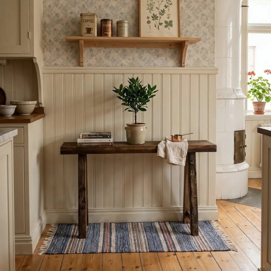 Hall|Vardagsrum|Reforma Sidobord 'Birka' 100cm - Vintage