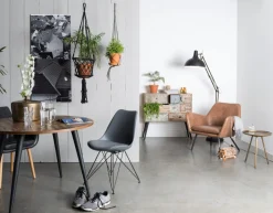Sovrum|Sidobord|Reforma Sidobord 'Frost' - Kopparlackerat järn