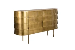 Sovrum|Sidobord|Zuiver Sidobord 'Hanna' - Guld