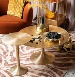 Sovrum|Sidobord|Bold Monkey Sidobord 'Hypnotising' - Guld