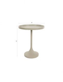 Sovrum|Sidobord|Zuiver Sidobord 'Jason' Ø46 cm - Beige