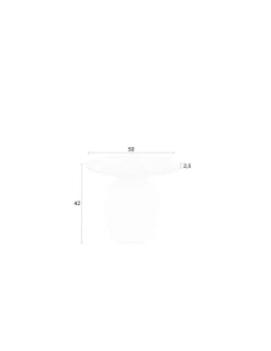 Sovrum|Sidobord|Zuiver Sidobord 'Karula' - Beige