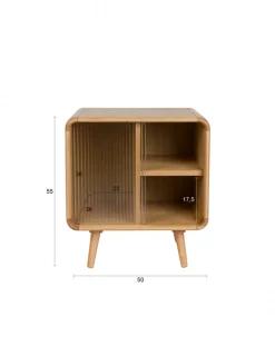 Sovrum|Sidobord|Zuiver Sidobord ‘Rise’ - Natur