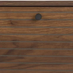 Sovrum|Sidobord|Reforma Sidobord 'Stripes Low' 120x42x50 cm - Brun