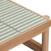 Sovrum|Sidobord|Hübsch Sidobord 'Tile' - Mint