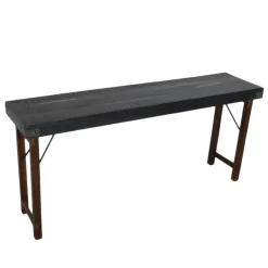 Bord|Matbord Vintage|Vintage Sidobord 170x40cm - Svart