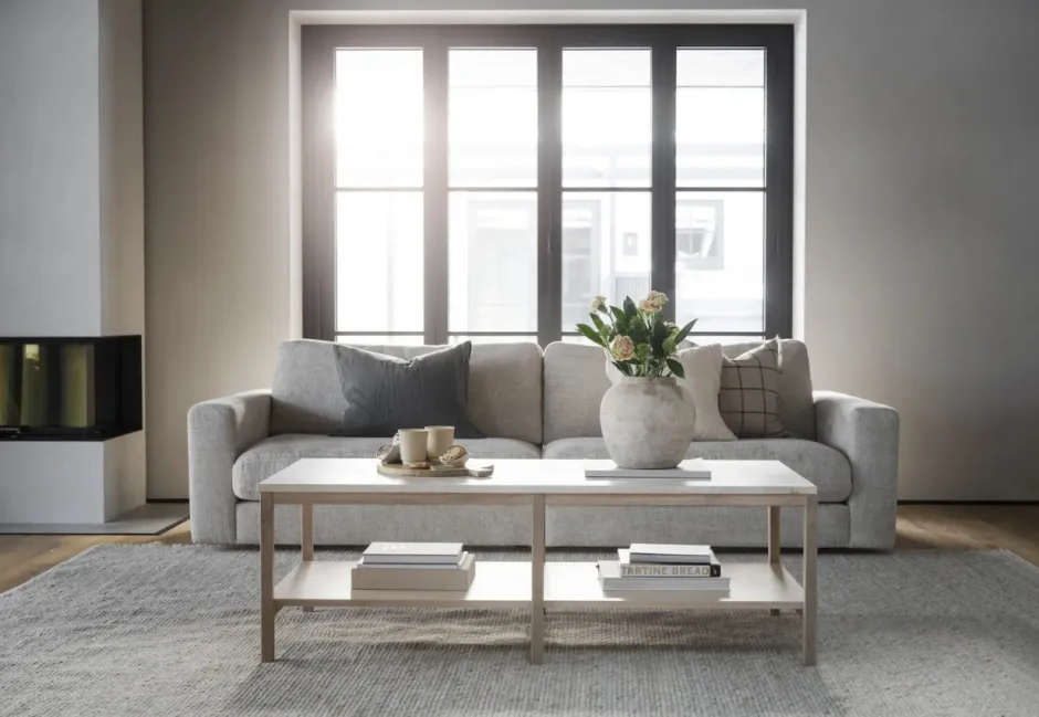 3-Sits Soffor|Vardagsrum|Rowico Home 3-Sitssoffa 'Duncan' - Ljusgrå