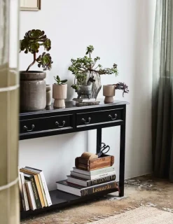 Sovrum|Sidobord|Nordal Skänk vintage - Svart