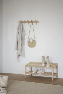 Hatt- Och Skohyllor|Hall|Rowico Home Skohylla 'Hillmond' - Ljus ek