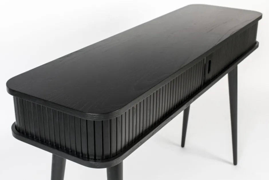 Bord|Arbetsrum|Zuiver Skrivbord 'Barbier' - Svart