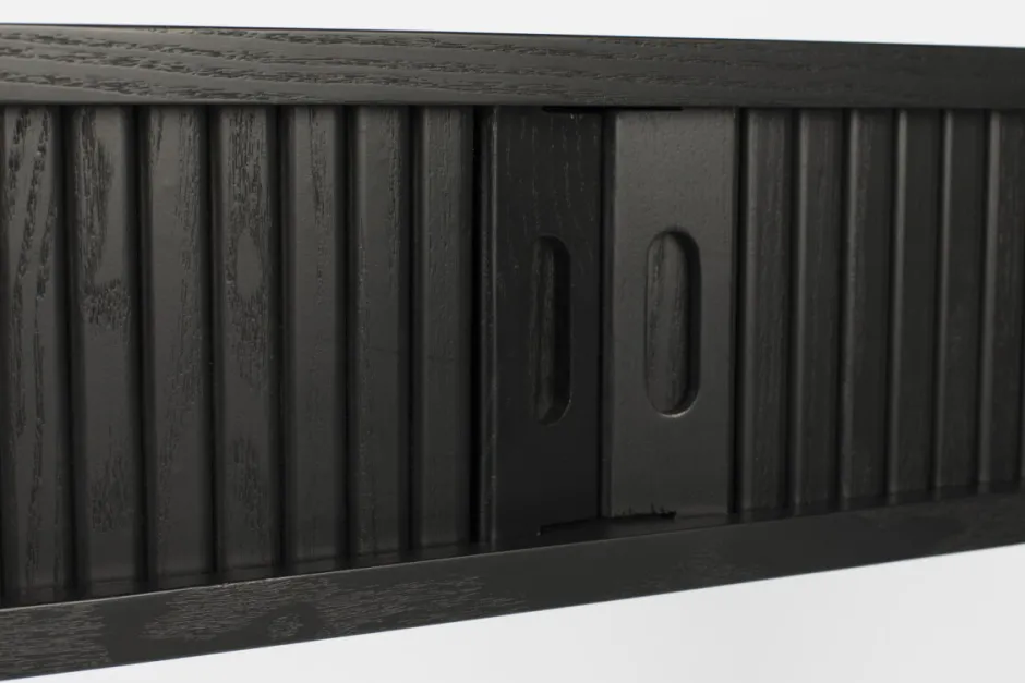 Bord|Arbetsrum|Zuiver Skrivbord 'Barbier' - Svart