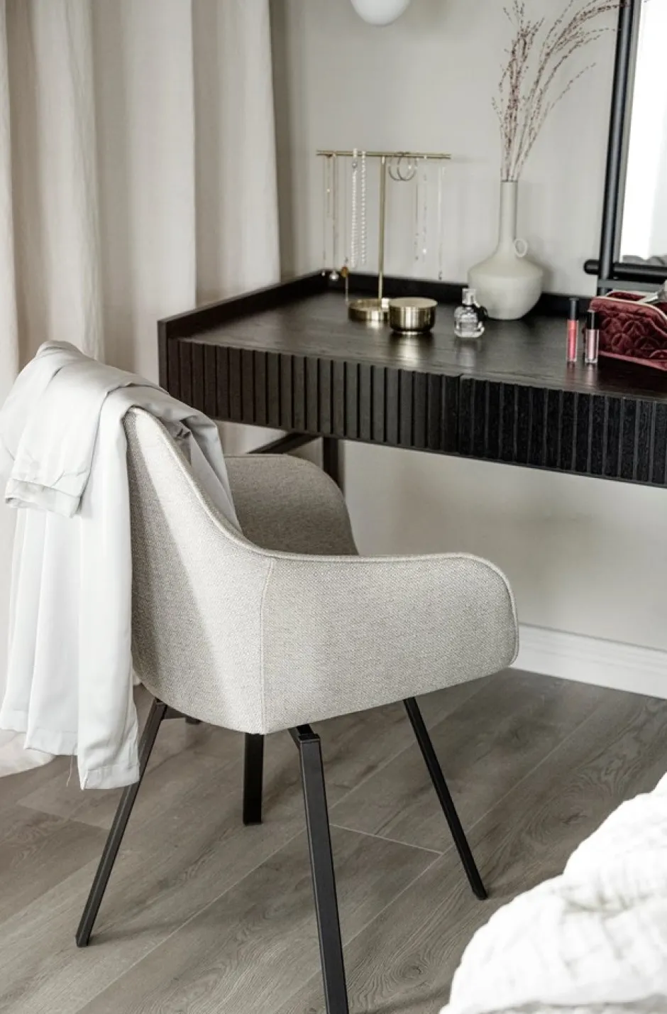 Arbetsrum|Skrivbord|Rowico Home Skrivbord 'Halifax' 120x61cm - Svart