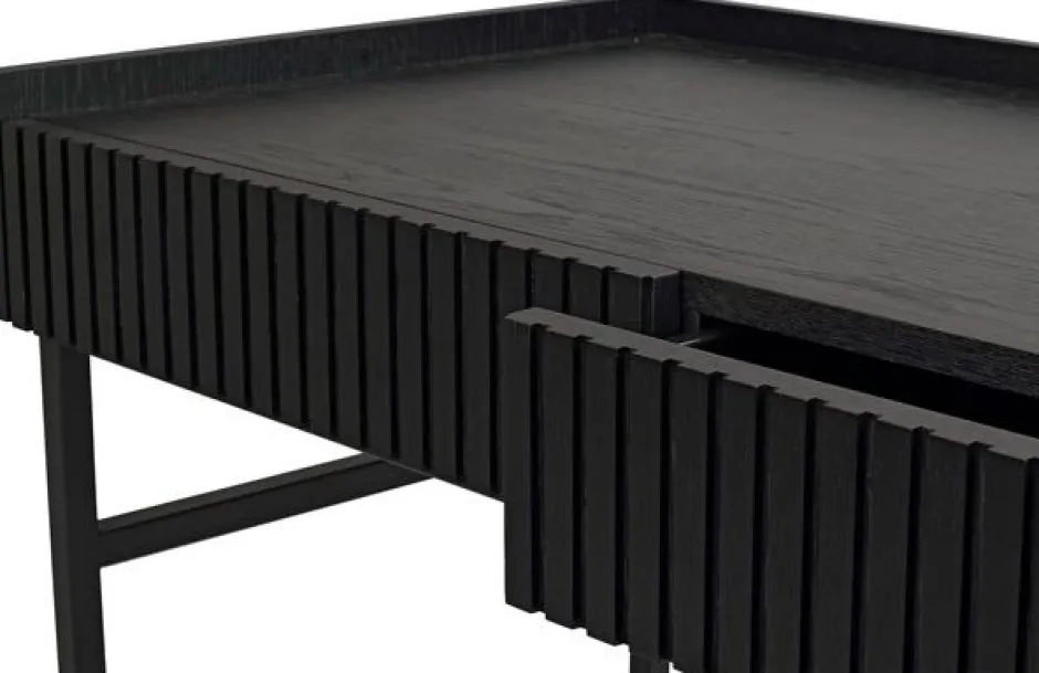Arbetsrum|Skrivbord|Rowico Home Skrivbord 'Halifax' 120x61cm - Svart
