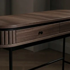 Bord|Arbetsrum|Reforma Skrivbord 'Kärra' - Valnöt/Svart