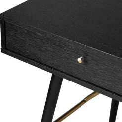 Bord|Arbetsrum|Reforma Skrivbord 'Lux' - Svart/Mässing