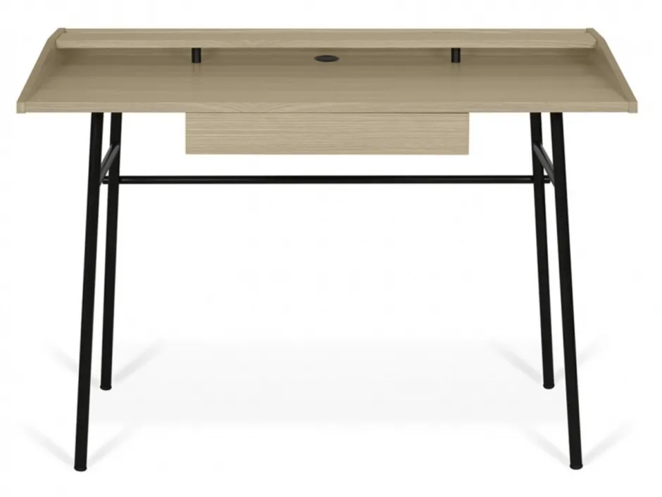 Bord|Arbetsrum|Reforma Skrivbord 'Punt' - Ek/Svart