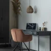 Arbetsrum|Skrivbord|WOOOD Skrivbord 'Silas' - Svart