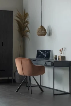 Arbetsrum|Skrivbord|WOOOD Skrivbord 'Silas' - Svart