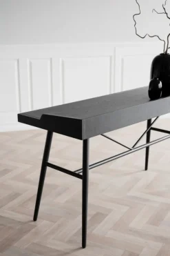 Arbetsrum|Skrivbord|Rowico Home Skrivbord 'Springdale' - Svart